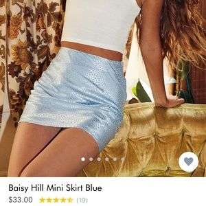 Princess polly blue skirt